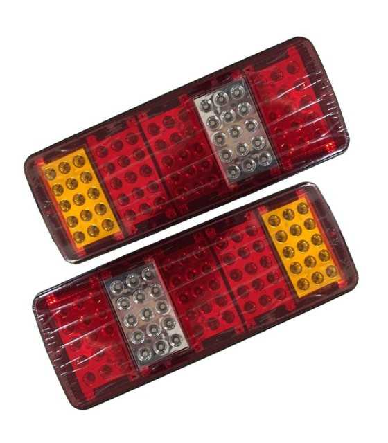 75 LED Rear Tail Indicator Stop Lights Taillight Truck Lamp 12v