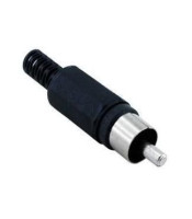 CC-006B CONNECTOR ΑΡΣΕΝΙΚΟ RCA ΠΛΑΣΤΙΚΟ ΜΑΥΡΟCONNECTOR ΗΧΟΥ