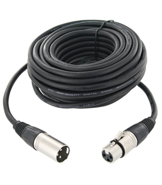 Cable XLR male - XLR female 10m