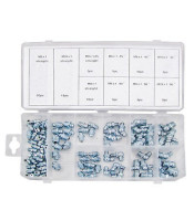 110 Pc Hydraulic Grease (METRIC) Fittings Assortment.