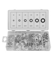 900Pcs M3 M4 M5 M6 M8 M10 Washer Assortment A3 Steel Plain Washers