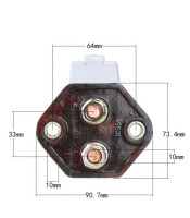 battery knife switch  ΔΙΑΚΟΠΤΗΣ ΜΠΑΤΑΡΙΑΣ ΜΑΧΑΙΡΩΤΟΣ ΒΑΡΕΟΥ ΤΥΠΟΥ 100ACONNECTOR CAR