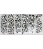 150Pcs Metric Wing Nut Locknut Kit Assortment Set Hardware Tools