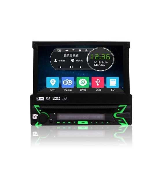 Single 1DIN 7\\" Flip Car Stereo Radio Player