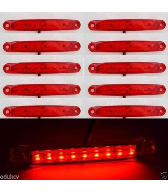 LED Side Front Marker Indicators Lights Lamp Truck Trailer