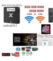 SMART TV BOX ANDOWL Q-M6 ANDROID 8.1 4K 4GB RAM 32 GB ROM IPTV 5G DUAL BAND