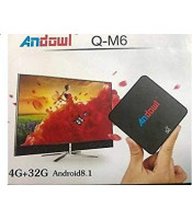 SMART TV BOX ANDOWL Q-M6 ANDROID 8.1 4K 4GB RAM 32 GB ROM IPTV 5G DUAL BAND