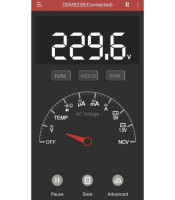 Mastech MS8238H Digital Multimeter with Wireless App Connection