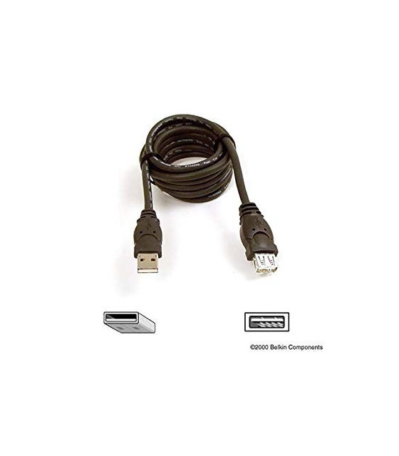 USB CABLE 2.0 A/M A/F EXTENSION BEIGE 3m