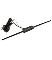 Amplified Car Window Mount Audio Stereo AM FM Radio Antenna High Sensitivity