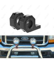 2pcs Aluminum Roll Cage Mount Bracket LED Bar Mount Bracket Tube Clamps