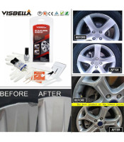 DIY Alloy Wheel Repair Kits Adhesive General Silver Car Auto Rim Dent Scratch Surface Damages Paint Care Repair Tools