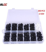 350PCS 12 Sizes Car Push Pin Rivet Trim Clip Panel Moulding Car