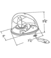 I040CY12MS yellow ΜΑΓΝΗΤΙΚΟΣ ΦΑΡΟΣ KAI ΣΕΙΡΗΝΑ 12V DC κιτρινοςΦΑΡΟΙ