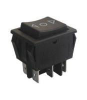 LARGE SIZE ROCKER SWITCH 6P (ON)-OFF-(ON) 16A/250V