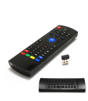 Air Fly Mouse Wireless Mini Keyboard With IR Learning Remote