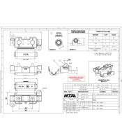 Държач за предпазител, MTA 0300360, 32V,125A, 40mm