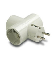 TRIPLE-ADAPTER-SCHUKO