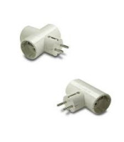 TRIPLE-ADAPTER-SCHUKO