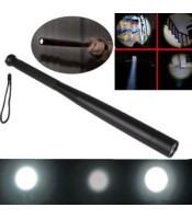 Baseball Bat Shape Aluminum LED Flashlight Tactical Torch Lamp Self Defense