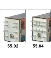 2P 12V DC SOLDER 55.02 ΜΕΣΑΙΟ ΡΕΛΕ 12 Vdc 2 ΜΕΤΑΓΩΓΙΚΩΝΡΕΛΕ