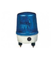 REVOLVING WARNING LIGHT BLUE ΦΑΡΟΣ 12V DC ΜΠΛΕ ΜΕΣΑΙΟΣΦΑΡΟΙ