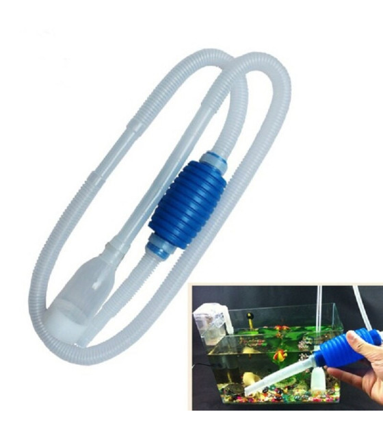 Aquarium Fish Tank Siphon Vacuum Water Pump Gravel Cleaner