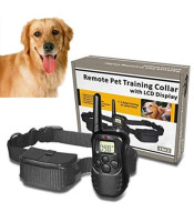 Pet Dog Training Collar, LCD Rainproof Electric Shock Vibration