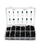 240pcs Auto Push Retainer Assortment Kit Car Shield Pin Rivet Fasteners