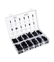 240pcs Auto Push Retainer Assortment Kit Car Shield Pin Rivet Fasteners