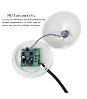 CCTV Mic for DVR - Ball Shape - White