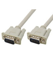 VGA MONITOR PC CABLE HDB15M/15M 2m BEIGE COMP