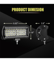 144W LED Light Bar Off Road Lights LED Work Light Spot Driving Fog Lights Waterproof LED Bar for Truck Jeep Boat ATV UTV