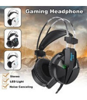 Gaming Headphone Headset LED Light Stereo Noise Cancelling Headphone with Mic