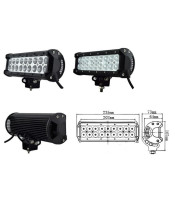 23 См Мощен LED бар с Комбинирана Combo светлина 54W 18 LED 12V 24V АТВ, Джип, 4х4, Offroad