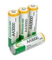 4PCS BTY 1.2V 3000mAh AA Ni