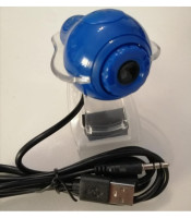 WEB CAMERA USB 640*480 ΜΕ ΜΑΝΤΑΛΑΚΙ ΓΙΑ ΟΛΑ ΤΑ PC ΜΠΛΕ