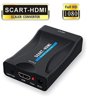 V.TOP SCART to HDMI Adaptor Cable - for TV Audio Video Upscale Adapter for HDTV DVD VHS