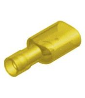 SLIDE CABLE LUG NYLON COATED (Χ/Α) MALE YELLOW M5-6.4AF/8