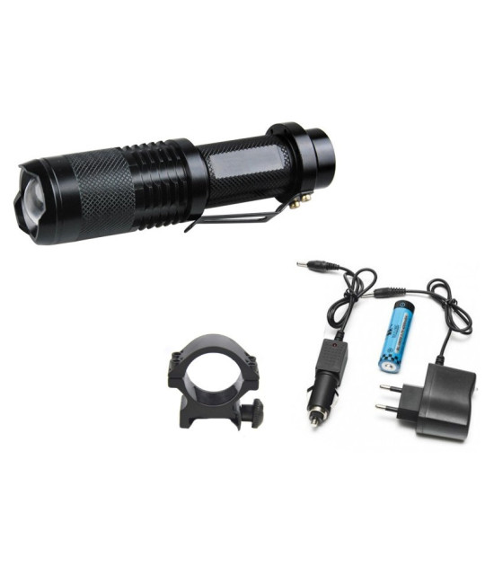 Torcia LED T6 cree Completo BL-Q911 Telecomando + Adatt. Canna