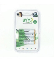 BYY AAA 1600mAh Rechargeable Batteries