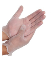 Details about 100 Pcs Disposable Vinyl Glove Multifuction Clear Gloves For Housework Salon