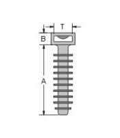 CHR-8 ΒΑΣΕΙΣ ΓΙΑ ΔΕΜΑΤΙΚΑ 63 ΜΗΚΟΣ φ 4-8 mm, 100 TEMAXIAΔΕΜΑΤΙΚΑ - ΣΠΙΡΑΛ - ΒΑΣΕΙΣ