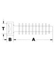 CHR-8 ΒΑΣΕΙΣ ΓΙΑ ΔΕΜΑΤΙΚΑ 63 ΜΗΚΟΣ φ 4-8 mm, 100 TEMAXIAΔΕΜΑΤΙΚΑ - ΣΠΙΡΑΛ - ΒΑΣΕΙΣ