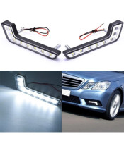 UNIVERSAL DRL 6W LED DAYTIME RUNNING LIGHT GRILL DRIVING FOG LIGHT FOR CAR TRUCK