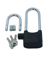 2 in 1 Waterproof Siren Alarm Padlock Alarm Lock For Motorcycle Short Bicycle