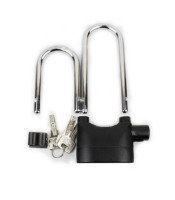 2 in 1 Waterproof Siren Alarm Padlock Alarm Lock For Motorcycle Short Bicycle