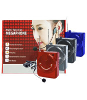 Multi-Function SlingBand LoudSpeaker MegaPhone with Lapel Mic