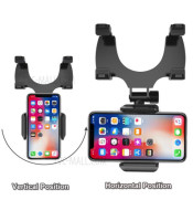 Universal Car Rearview Mirror Mount Phone Holder for iPhone Samsung Huawei GPS Smartphones