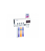 Ultraviolet Sterilization Multifunction Solar Electric Toothbrush Sterilizer Auto Toothpaste Dispenser